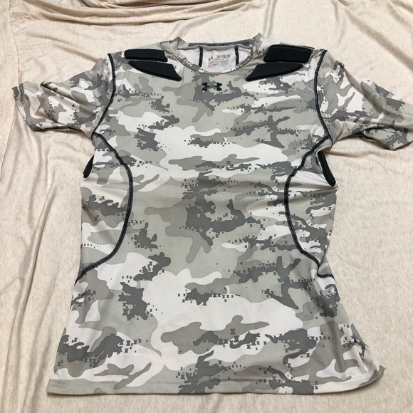 Under Armour Other - Under Armor Army of 11 Compression Heatgear Camouflage Print Shirt Camo Football